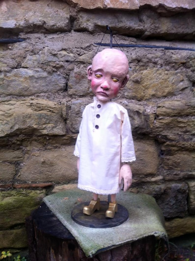 Ángel Puppet Art Doll Old Fashion Vintage Custom Etsy