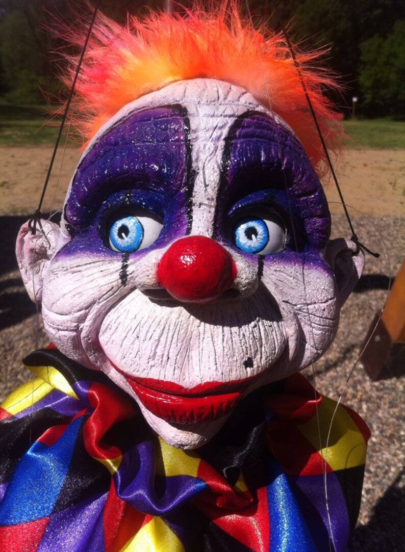 Big Clown 2 EDA Puppet Artist Street Televariete Etsy