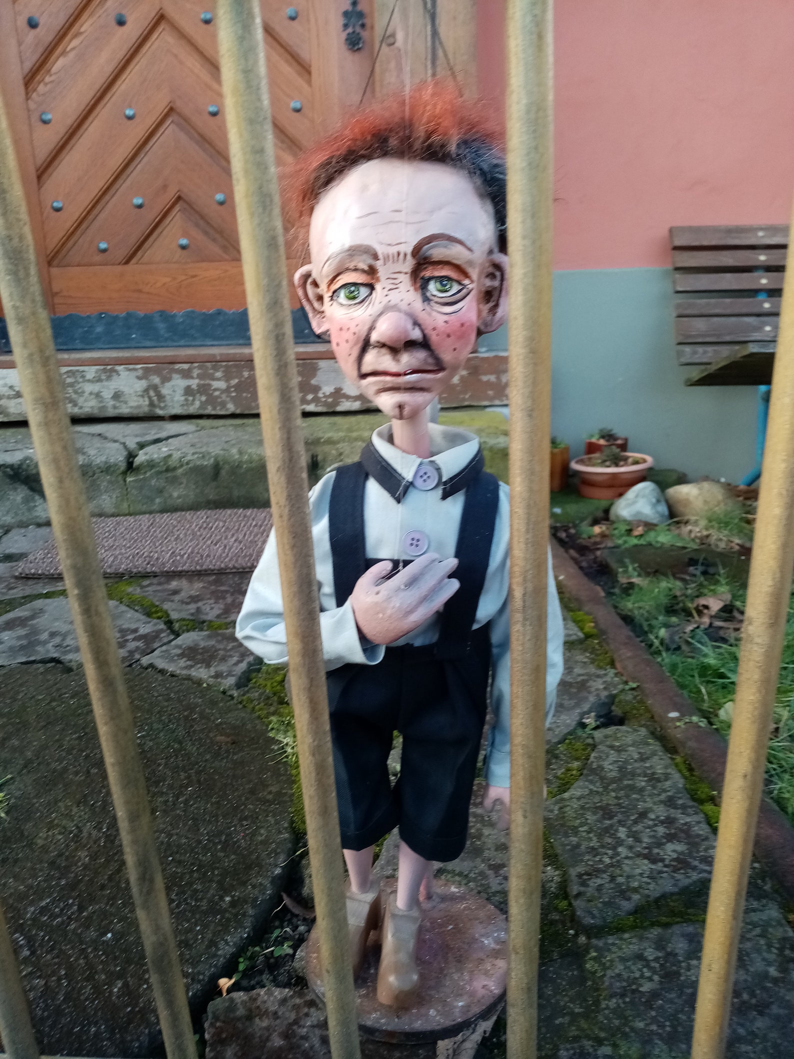 Puppet Professional Puppet Art Doll Old Fashion Etsy