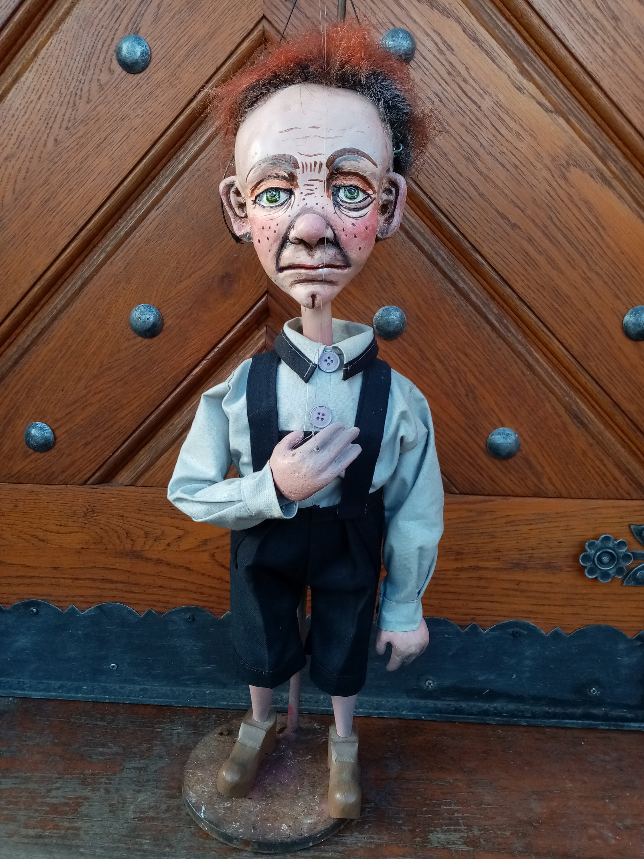 Puppet Professional Puppet Art Doll Old Fashion Etsy
