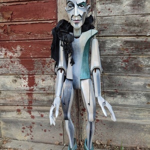 original  theatrical Czech  Art  marionette .puppet - - Professional Puppet Art  Antony Muller