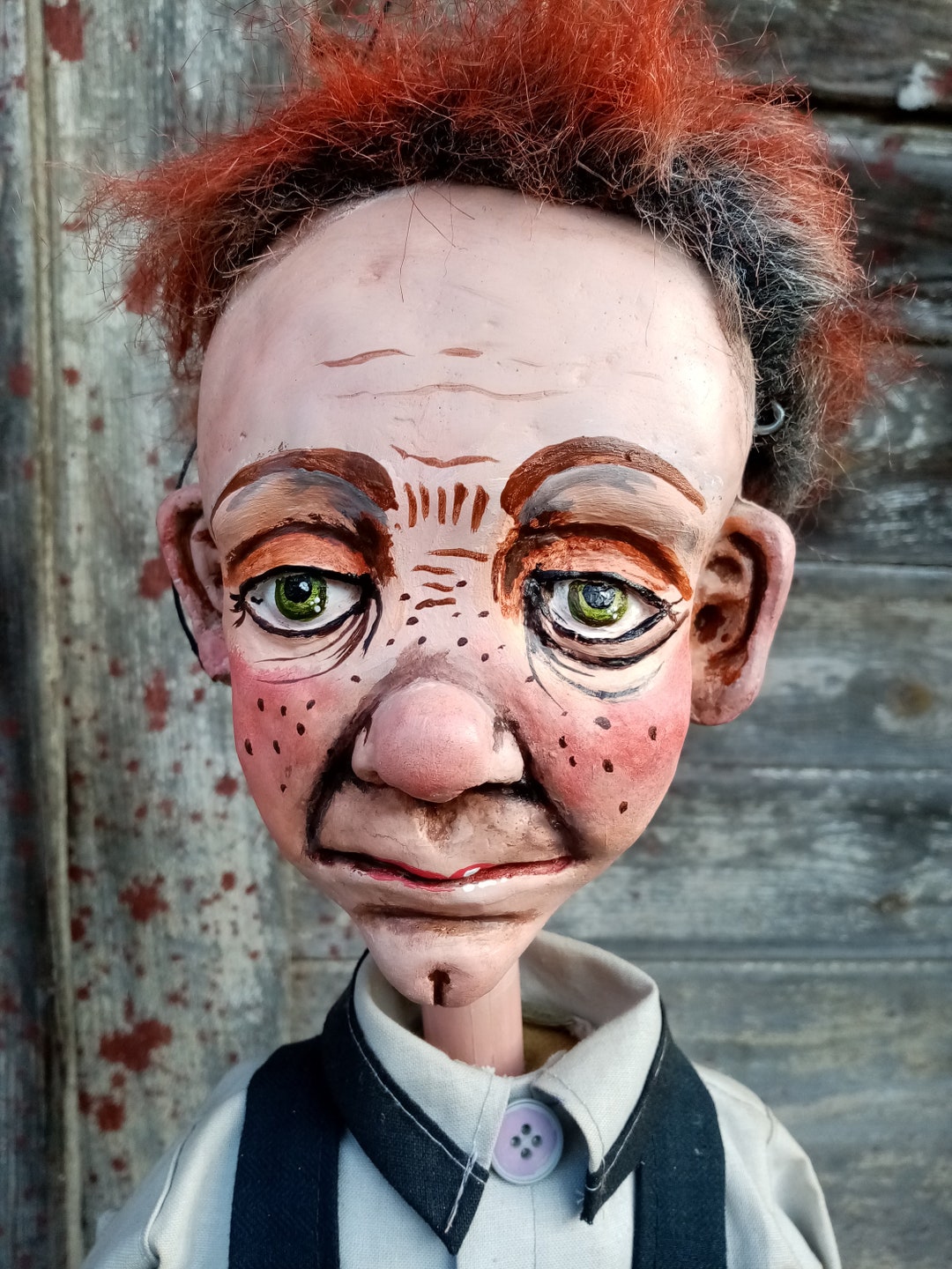 Puppet Professional Puppet Art Doll Old Fashion Vintage