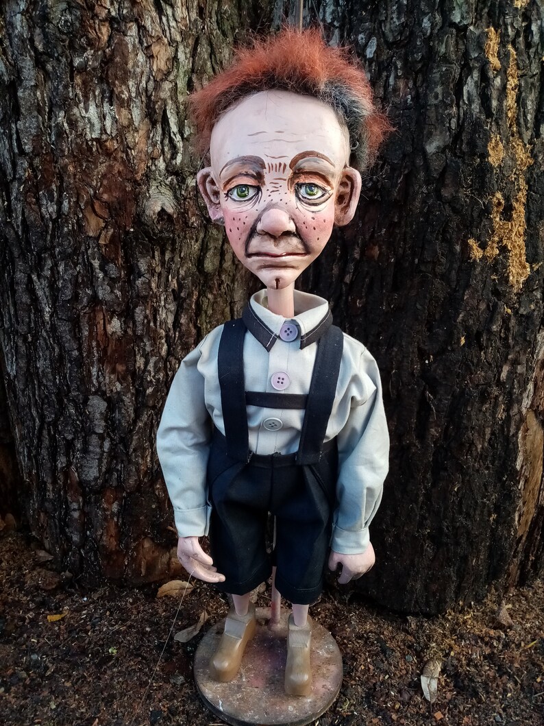 Puppet Professional Puppet Art Doll Old Fashion Etsy