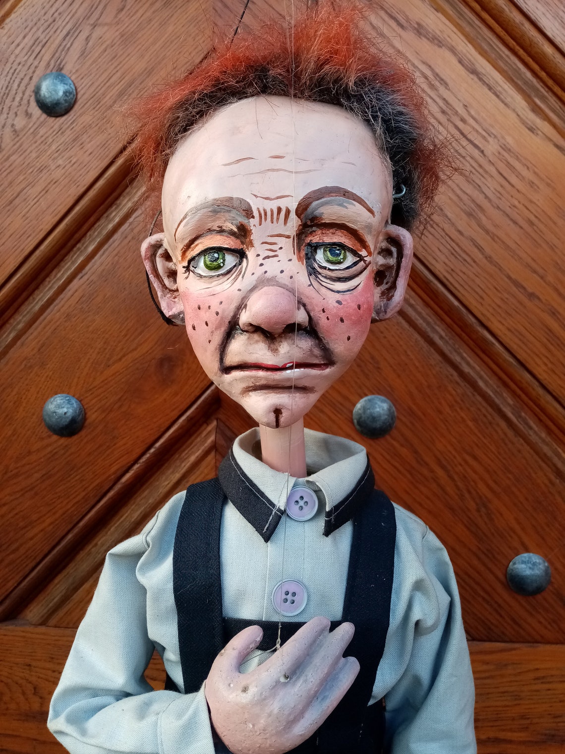 Puppet Professional Puppet Art Doll Old Fashion Etsy