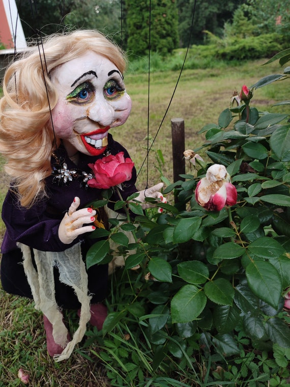 Marionet pop professioneel-professionele poppenkunst pop old - België