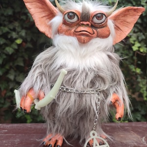 Gremlins 1:1 Lifesize Mogwai Puppet Prop Display Sammlerstück Custom Horror Stop Motion Gremlins Movie Gremlins the Gizmo Doll