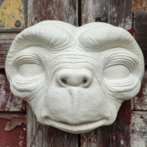 E.T.&quot;  1:1 Life size cast mask  prop Replica !!!!  , great detail,Unpainted