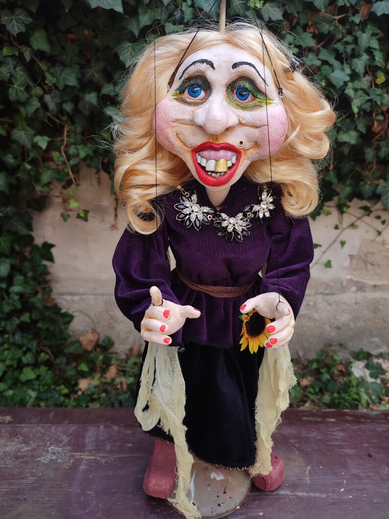 Puppet Professionalprofessional Puppet Art Doll Etsy