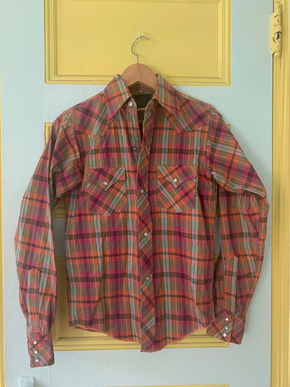 Colorful Champion Western Snap Shirt