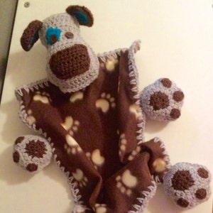 Puppy lovey, Baby lovey, gift under 20, toddler blanket, baby blanket, baby shower gift, toddler toy