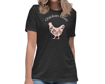 T-shirt Chicken Mom : T-shirt drôle de la vie à la ferme