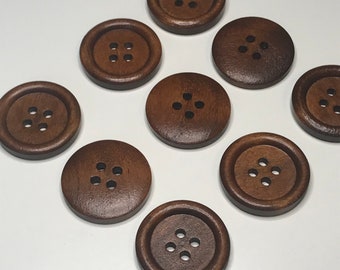 #2 LOT OF 50 BROWN COLOR 11/16 INCH 2 HOLE BUTTONS NEW #2 LOT OF 50 BROWN COLOR 11/16 INCH 2 HOLE BUTTONS NEW