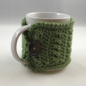 Crochet mug cozy, tea gift, coffee gift, office gift, crochet cup cozy, coffee cup sleeve, teachers gift, mug warmer