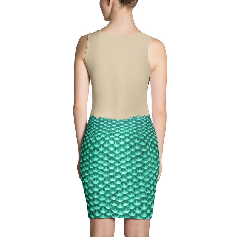 Mermaid Bodycon Dress Realistic Short and Fitted Ariel Etsy