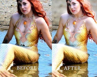 Mermaid Photo Edit, Touch-up or Glamorize your Mermaid Photos (professional and recreational mermaids) Photoshop Service