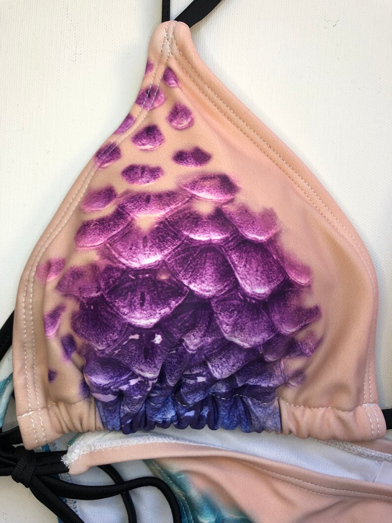Mermaid Scales Bikini Realistic scales blended to skin Etsy