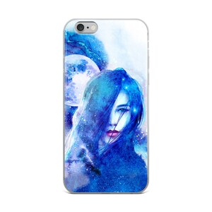 Maan aquarel, Witchy Woman Artwork iPhonegeval