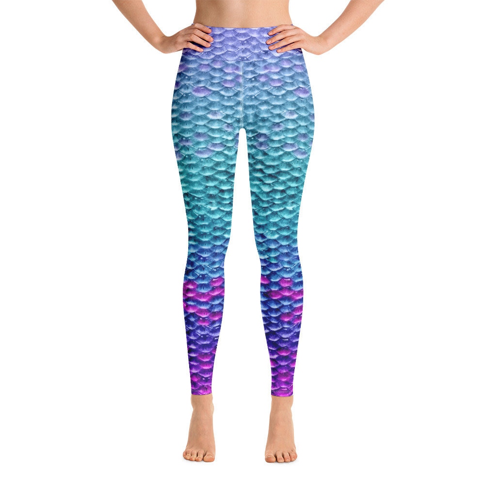 Customizable Mermaid Yoga Leggings 