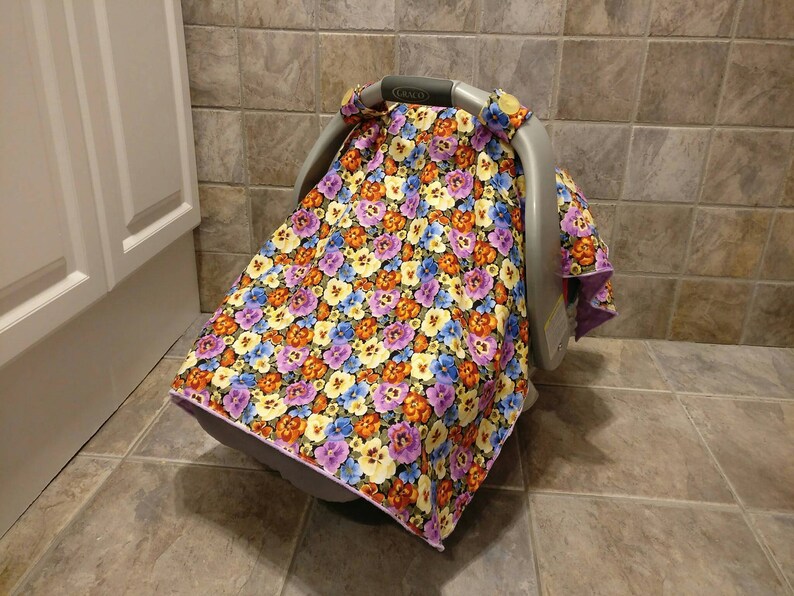 Universal Purple Canopy for Carseat Girl Car Seat Canopy Etsy Canada