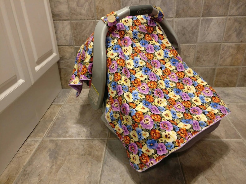 Universal Purple Canopy for Carseat Girl Car Seat Canopy Etsy Canada