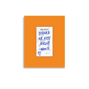 Should We Kiss Right Now, Receipt Print, Trending Receipt Artwork, Bar Cart, Dorm Decor, Aesthetic Wall Art, Receipt Art