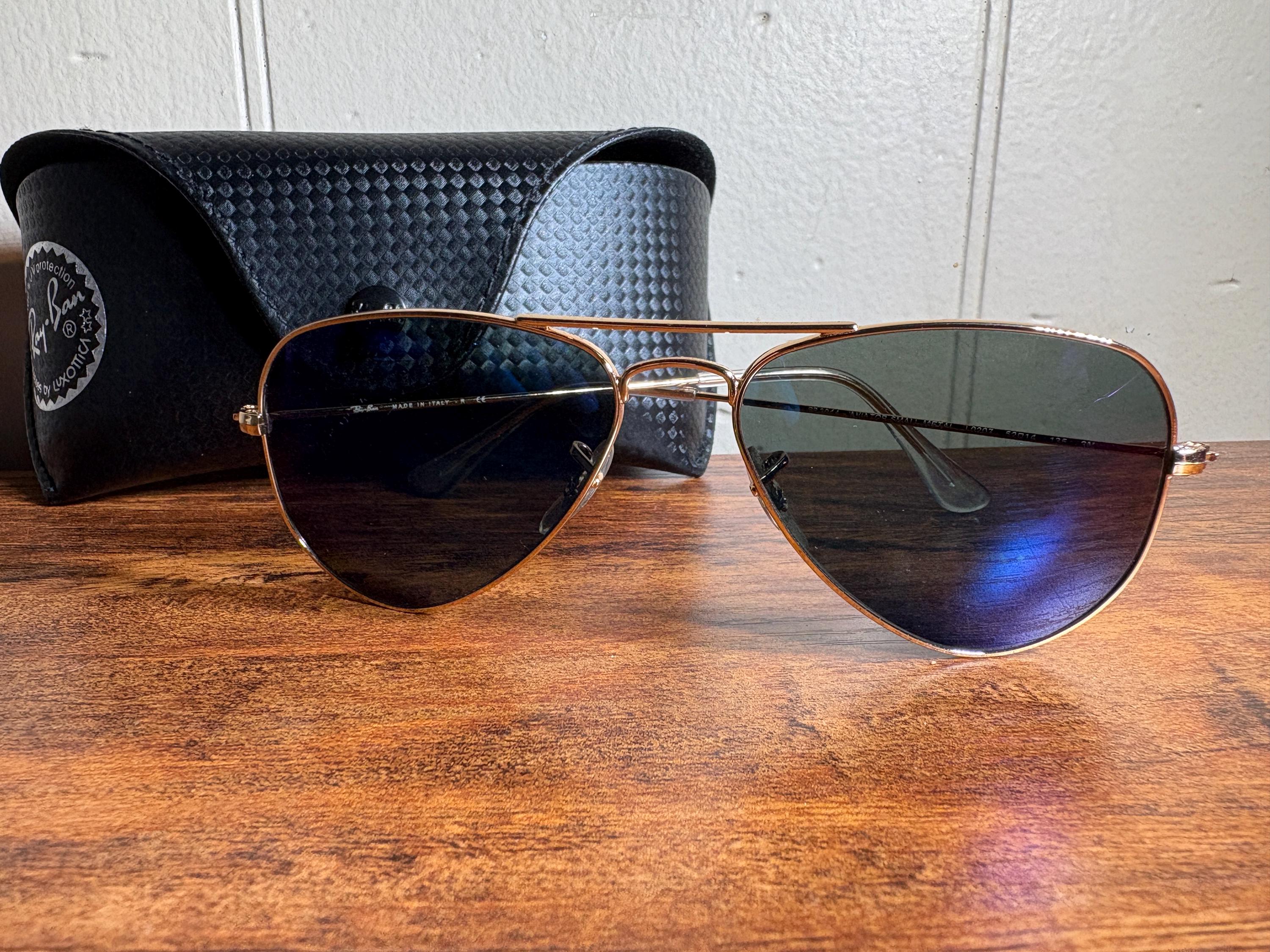 Ray-Ban アビエイター サングラス ヴィンテージ レイバン:ヴィンテージアビエーターティアドロップサングラス