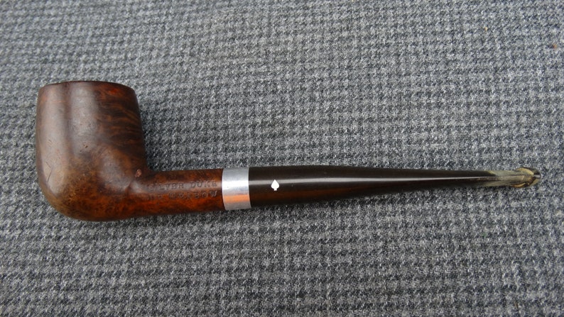Estate Briar Tobacco Pipe Marked Dr Grabow Silver Duke D