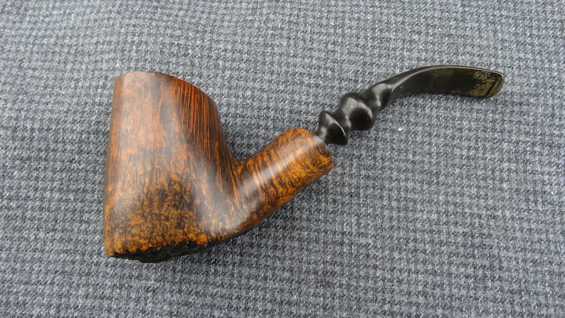 Q Estate Briar Tobacco Pipe Marked Ben Wade Golden Etsy