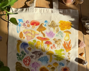 Mushrooms of the World - Tote bag