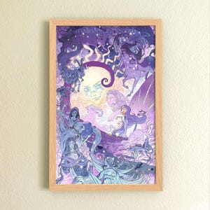 Zodiac | Astrology fantasy constellation celestial sun illustration | fine art print | 11x17 inches | image 2