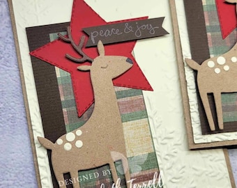 Stampin Up Christmas Star Die Set Reindeer Halloween card kits Witch Elf Inspiration Cardmaking Scrapbooking Card Hand Paper Crafting DIY