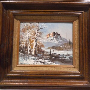Original Oil On Canvas Signed R Sutherland