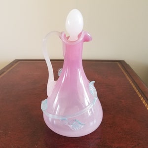 Stevens & Williams Art Glass Cruet  - Decanter With Knob - Art Deco Style