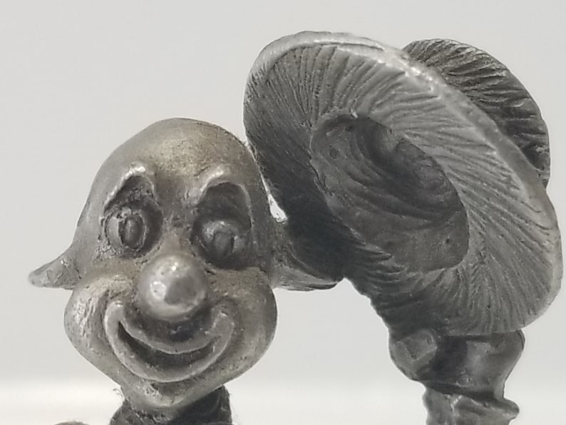 Pewter Figurine Clown Pewter Miniature High Level of Etsy