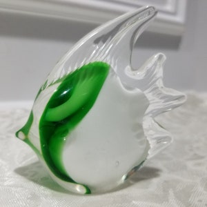 Murano Venetian Style Art Glass Fish Figurine - Italy