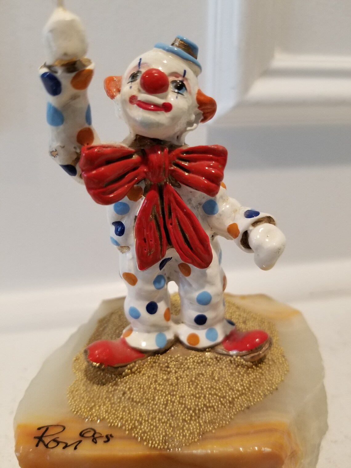 Ron Lee Clown Sculpture 24K Gold Plated Figurine Clown on Etsy