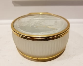 Beveled Glass Jewelry Box - Handcrafted
