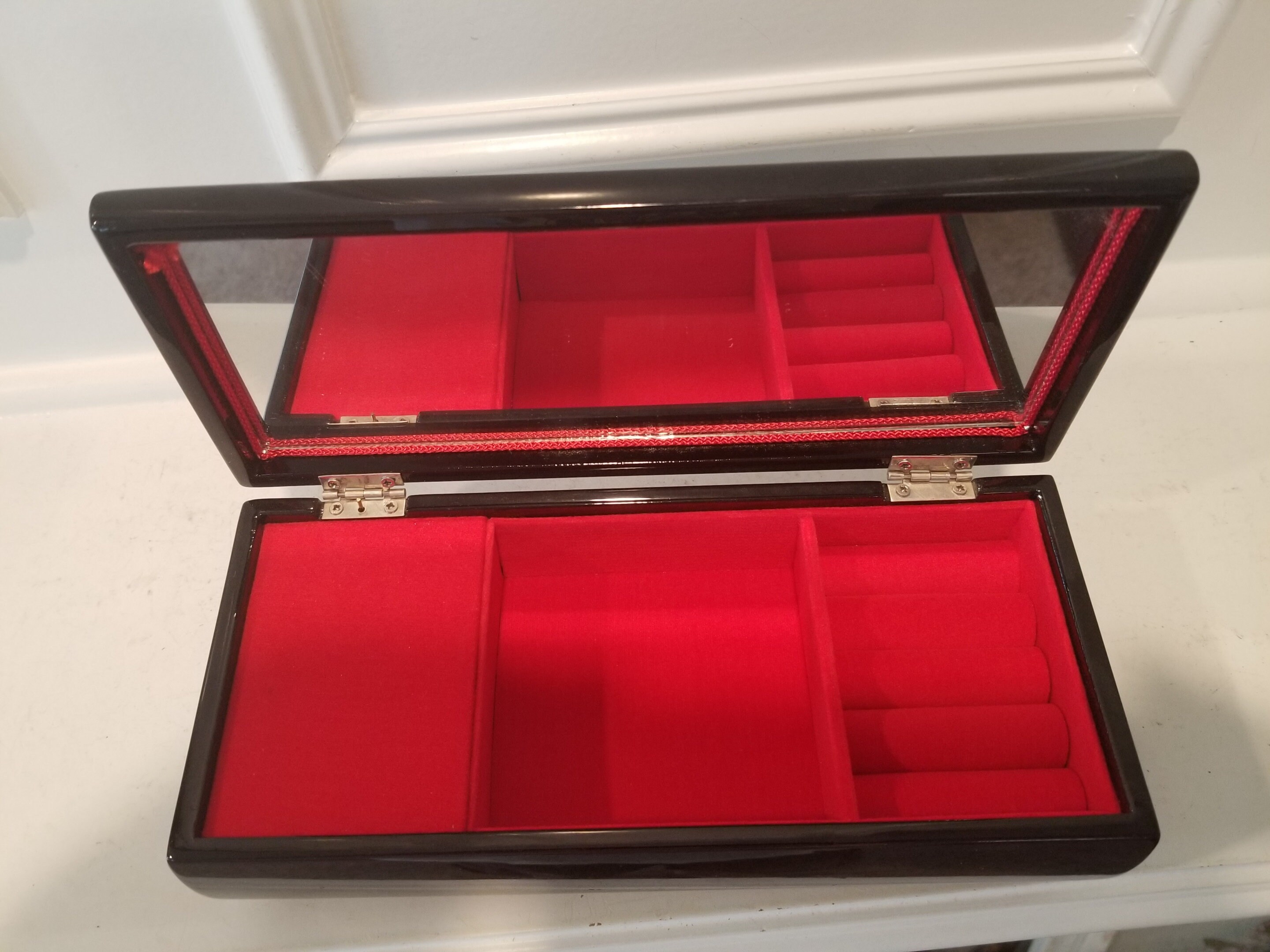 Floral Music Box Floral Wood and Gold Accents Jewelry Box Etsy