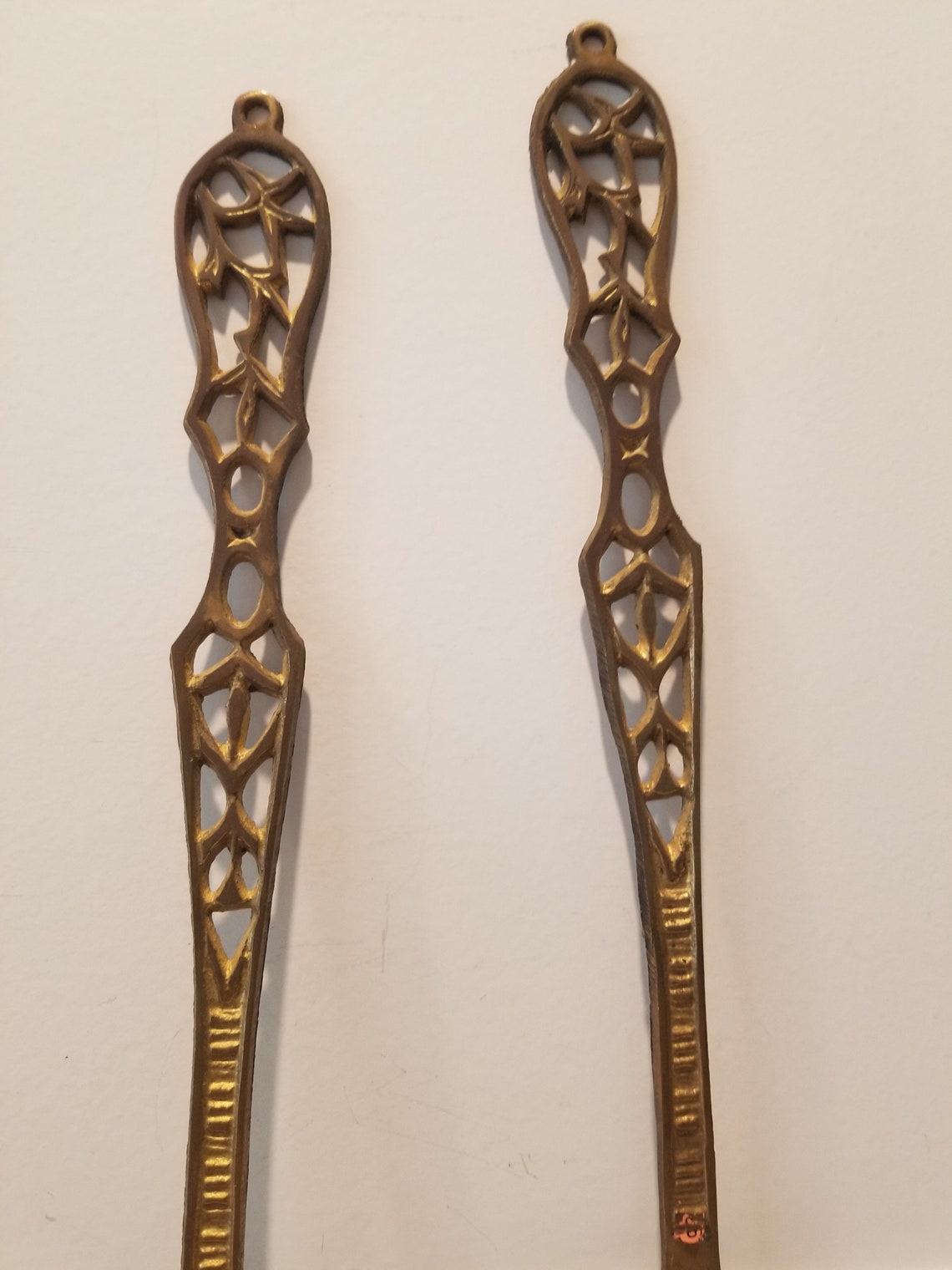 Original Jewish Fork and Spoon Jewish Brass Fork and Spoon | Etsy