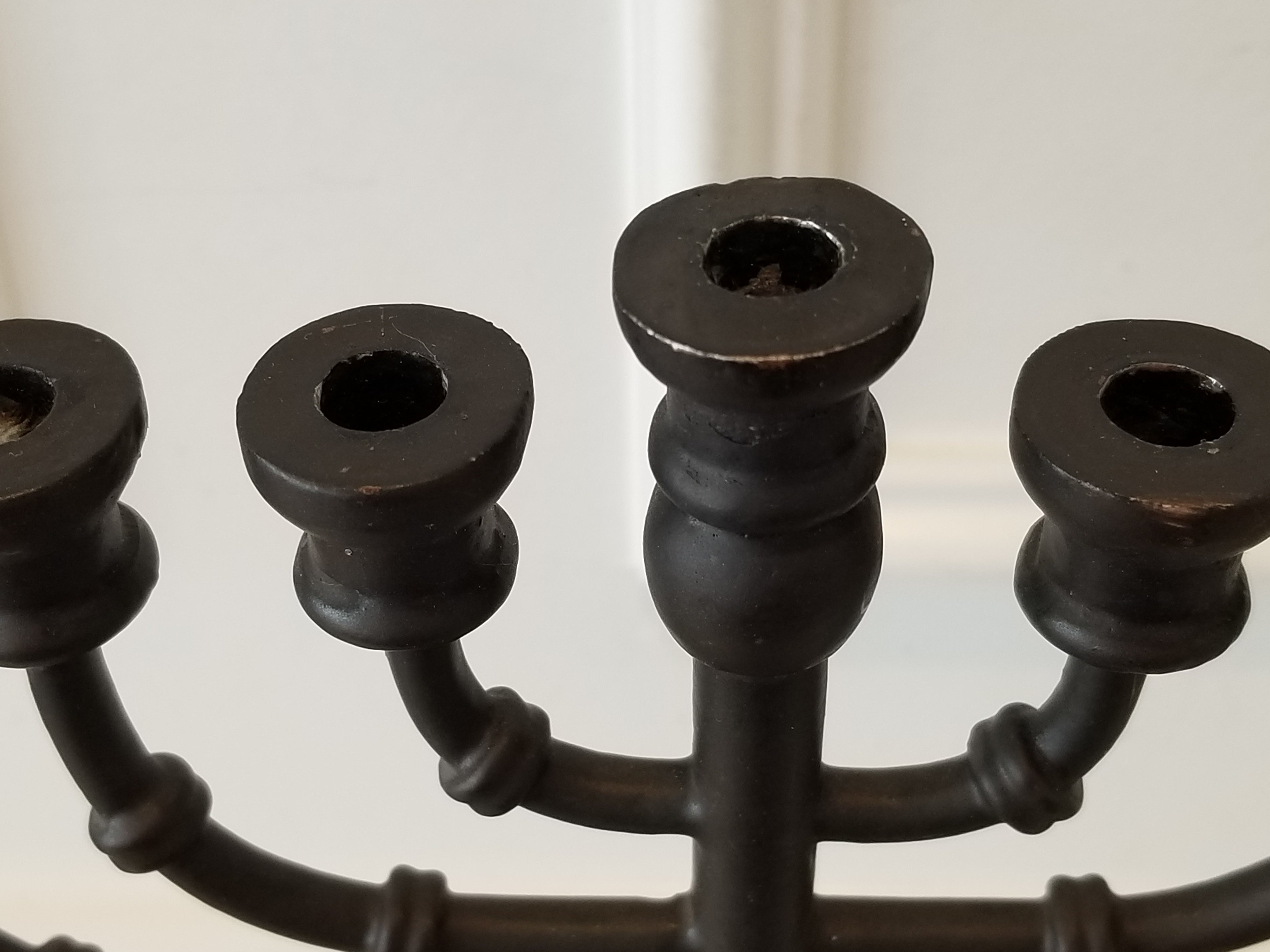 Original Jewish 9 Candle Menorah Jewish Candle Holder Hand Etsy