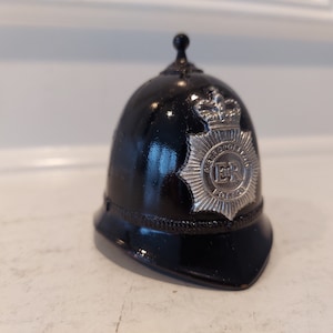 Bobby Hat - Original English Metropolitan Police ER - Metal Bell