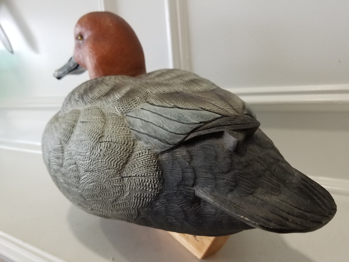 Wood Carved Duck Ducks Unlimited Shooting Rig Collection Etsy