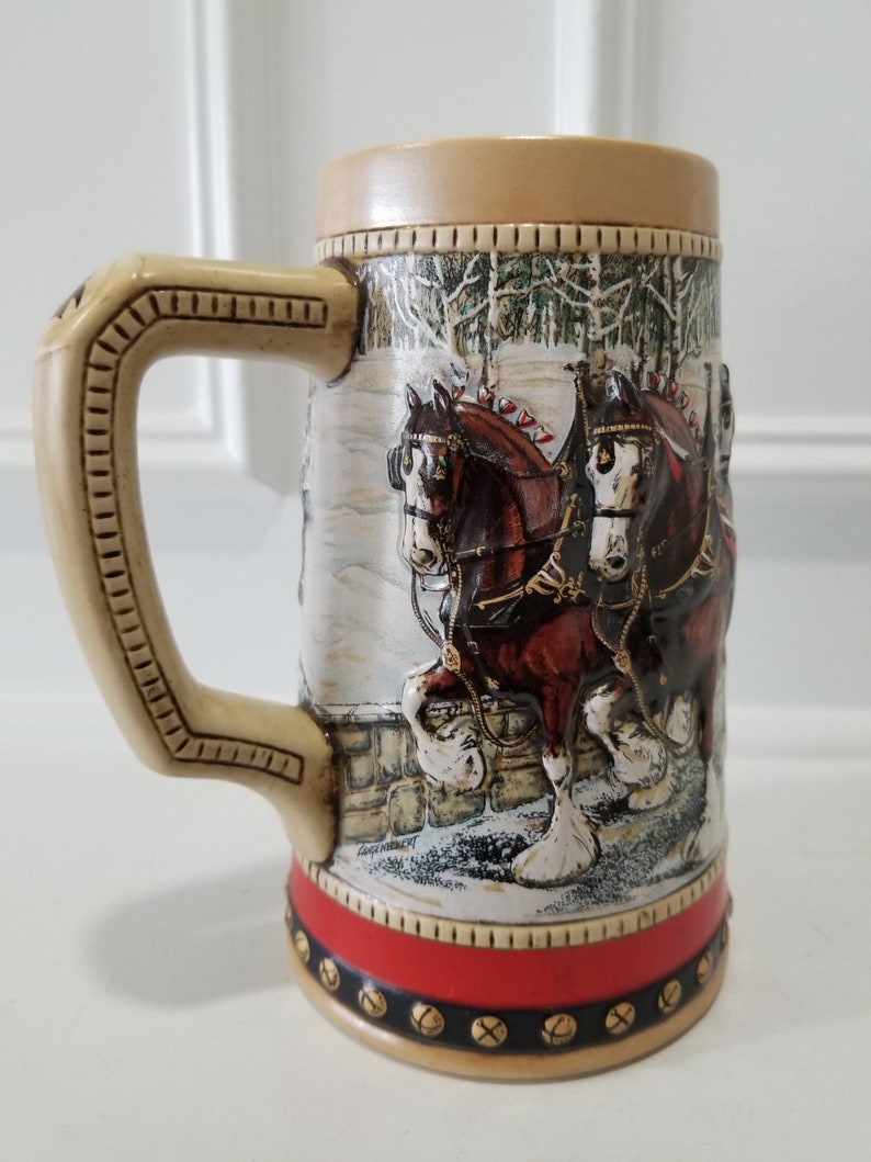 budweiser beer steins 1988
