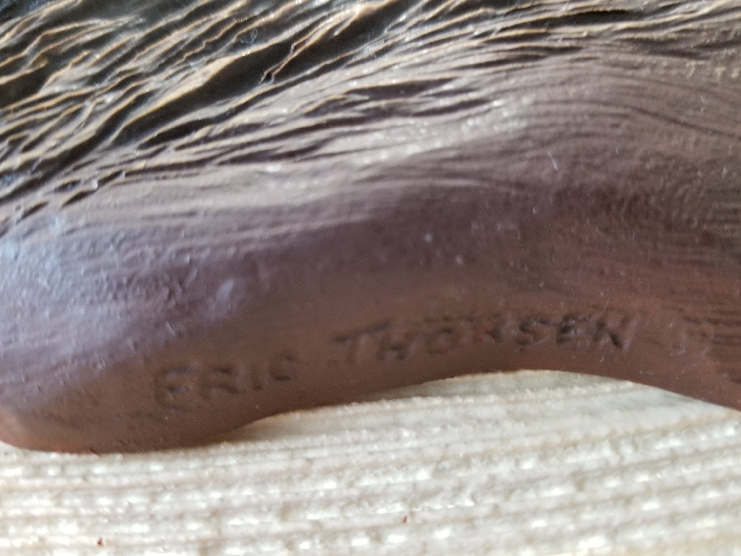 Eric Thorsen Goose Sculpture Signed by the Artist Etsy