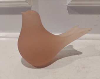 Murano Venetian Style Art Glass Bird - Bird Glass Figurine - Handcrafted for Silvestri