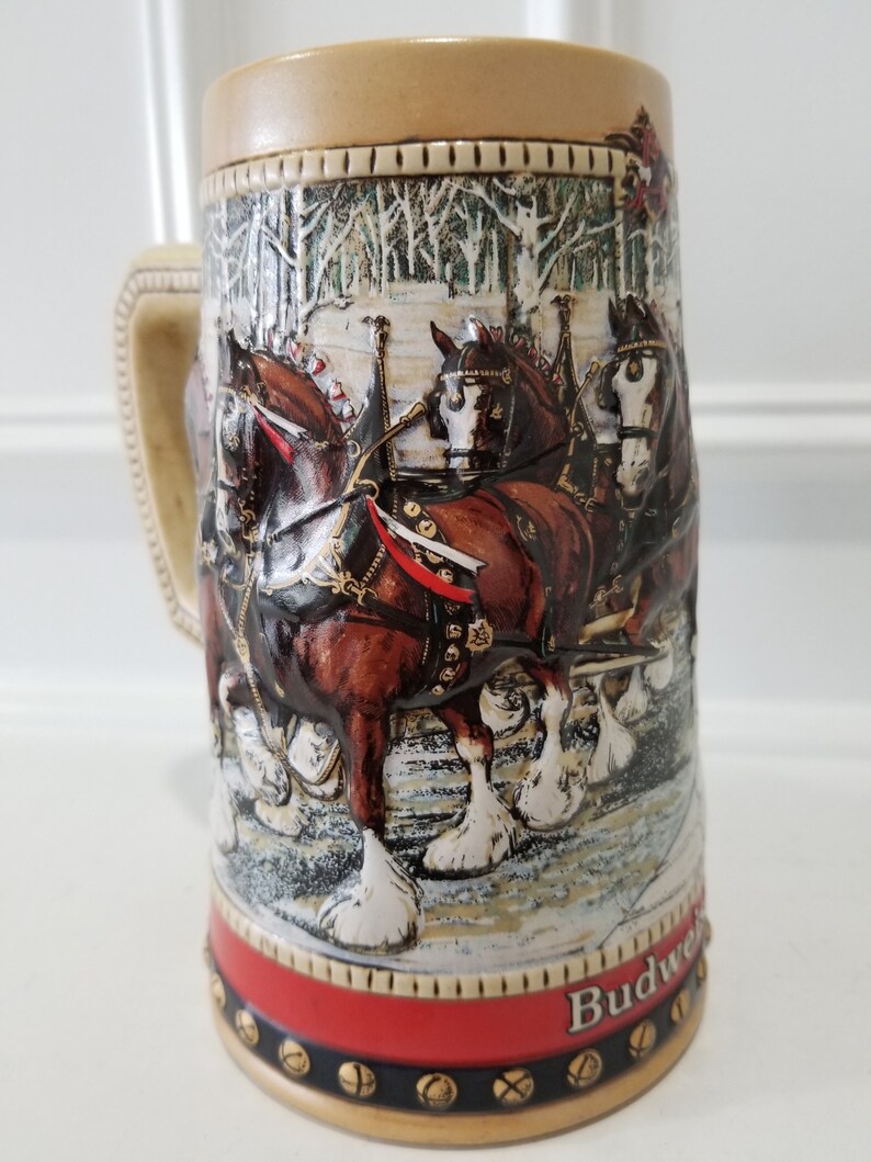 budweiser beer steins 1988