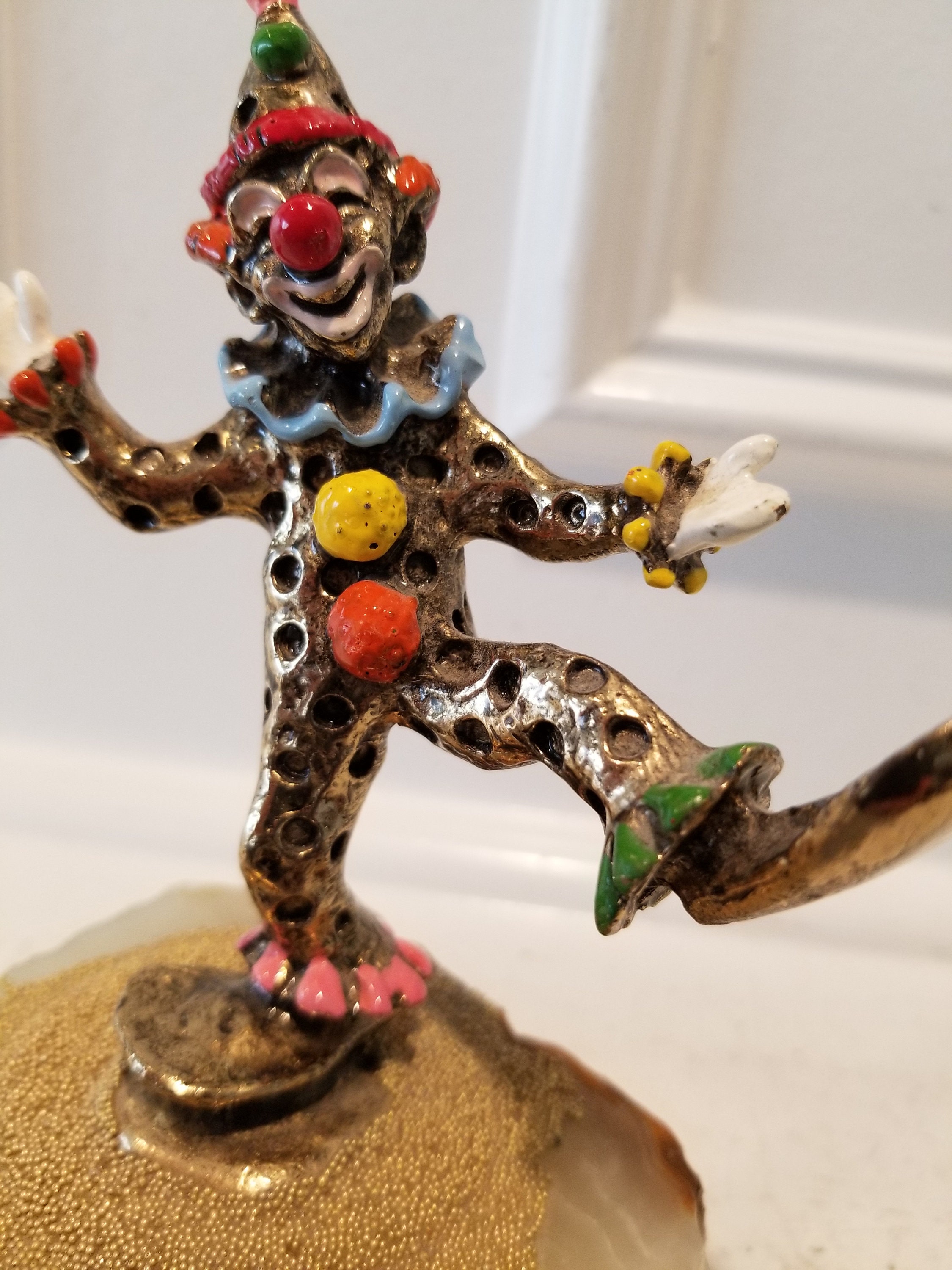 Ron Lee Clown Sculpture 24K Gold Plated Figurine Clown on Etsy