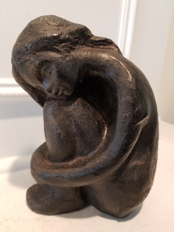 Little Girl Sculpture - Austin Prod Sculpture 1970 - Klara Sever