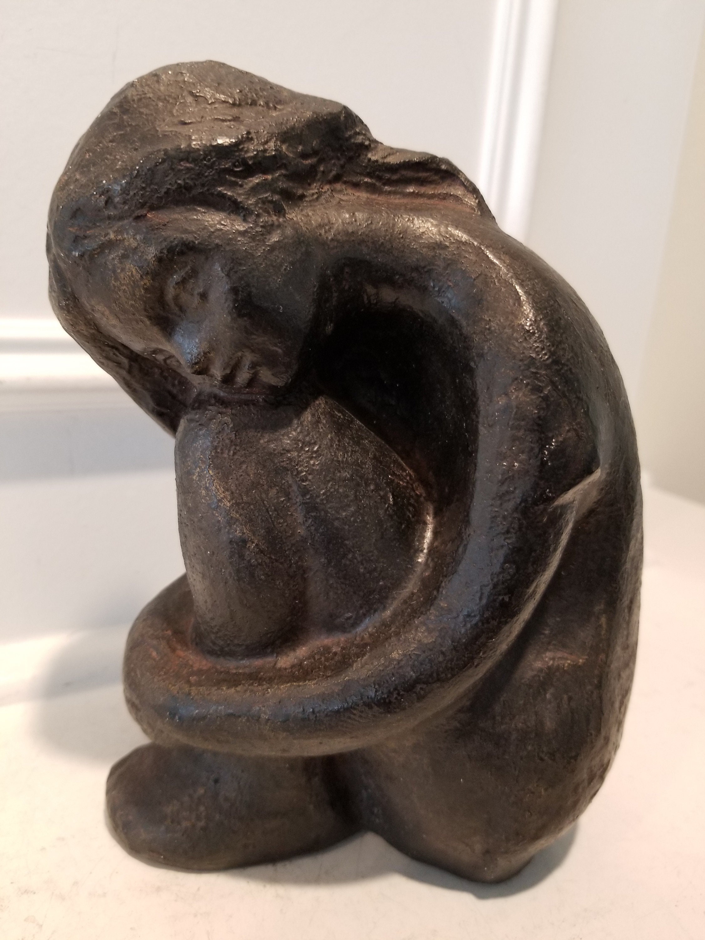 Little Girl Sculpture - Austin Prod Sculpture 1970 - Klara Sever