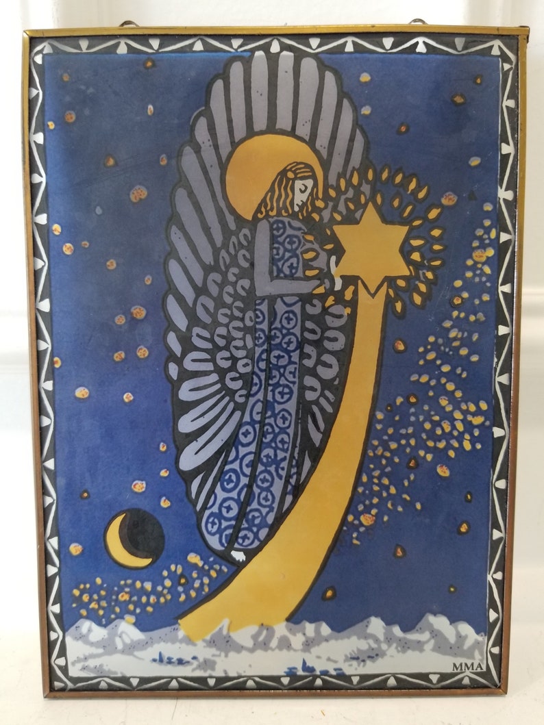 Stained Glass Suncatcher Angel Suncatcher MMA Stained Glass